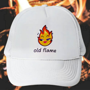 Old Flame Trucker Hat – Fiery Feminine Style