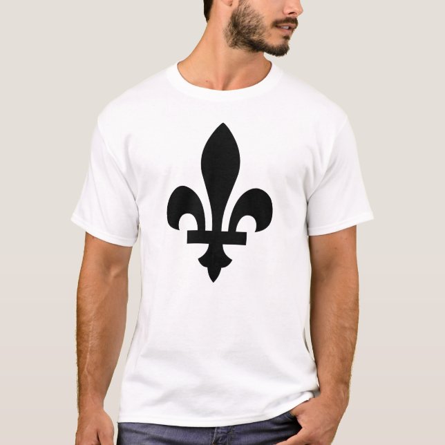 Old Fleur De Lis Symbol T-Shirt (Front)
