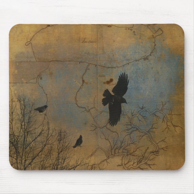 Old Flight  Mouse Mat (Front)