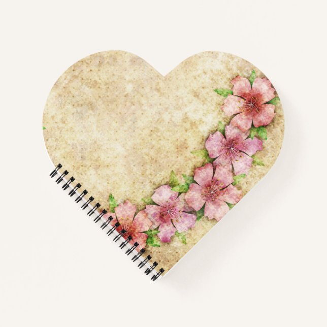Old floral Wallpaper Notebook (Front)