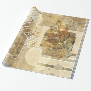 Old floral Wallpaper Wrapping Paper