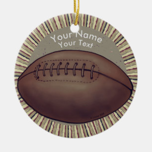 Old Football  ornament 