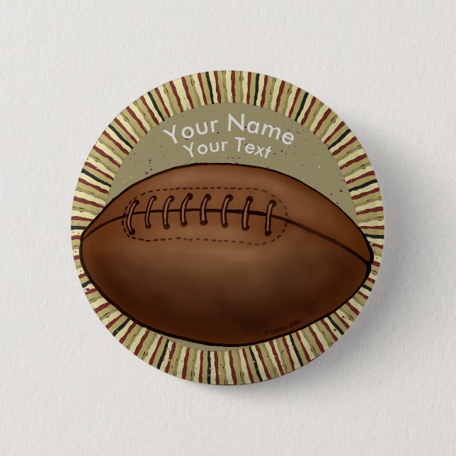 Old Football pin button  (Front)