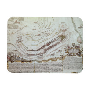 Old Fort Gaut, Calcutta, 1810 (litho) Magnet
