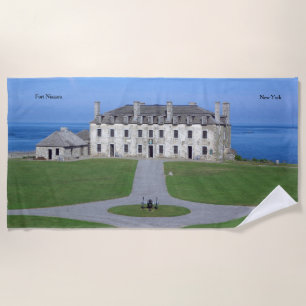 Old Fort Niagara Barracks beach towel