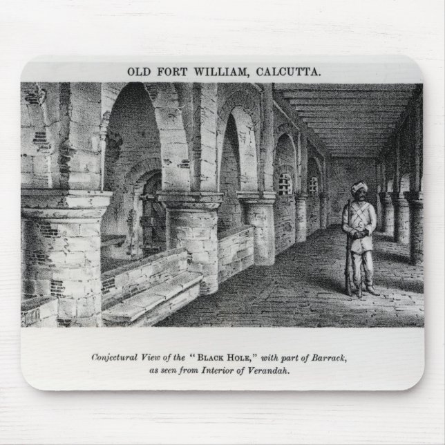 Old Fort William, Calcutta Mouse Mat (Front)