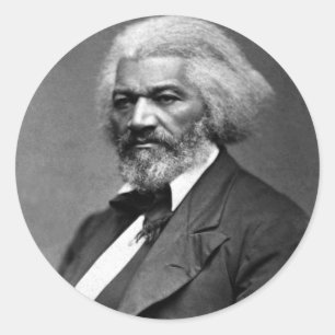 Old Fr3d3rick Bailey Douglas African American Hero Classic Round Sticker