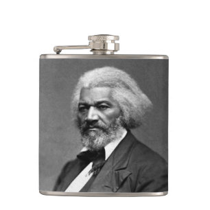 Old Fr3d3rick Bailey Douglas African American Hero Hip Flask