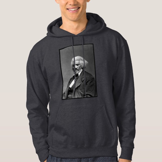 Old Fr3d3rick Bailey Douglas African American Hero Hoodie (Front)