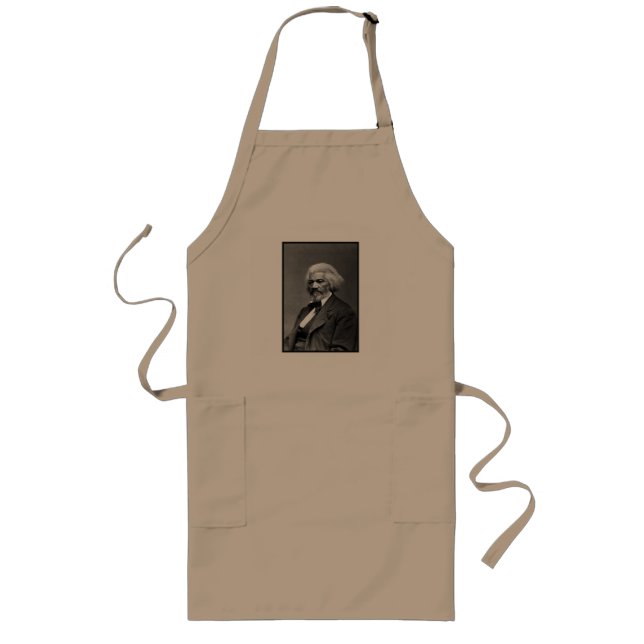 Old Fr3d3rick Bailey Douglas African American Hero Long Apron (Front)