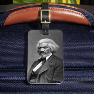 Old Fr3d3rick Bailey Douglas African American Hero Luggage Tag