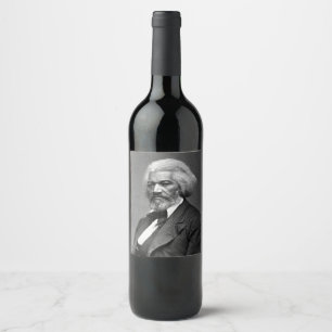 Old Fr3d3rick Bailey Douglas African American Hero Wine Label