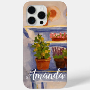 Old French Country Sunny Outdoor Shelves iPhone 15 Pro Max Case