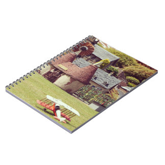 Old French Model Village Notebook