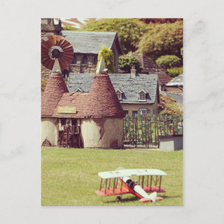 Old French Model Village Postcard