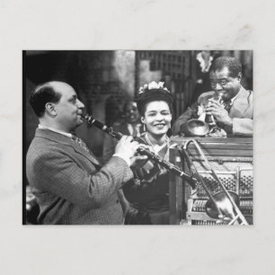 Old French Quarter Jazz Music Postcard