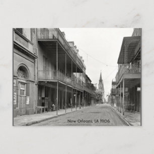 Old French Quarter Street 1906 Postcard