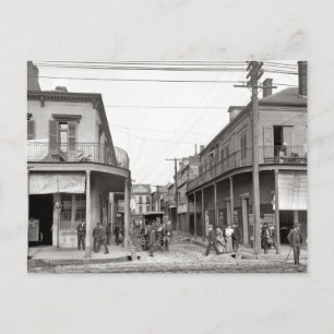 Old French Quarter Street Postcard