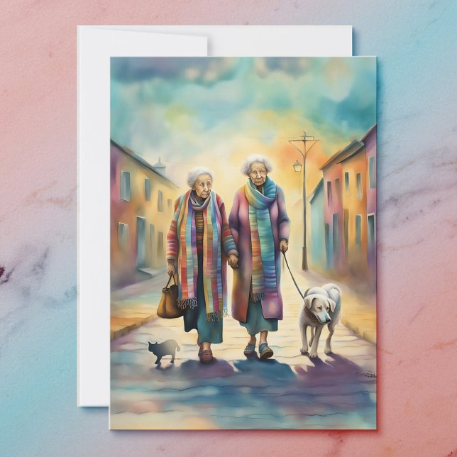 Old Friends Greeting Card (Creator Uploaded)