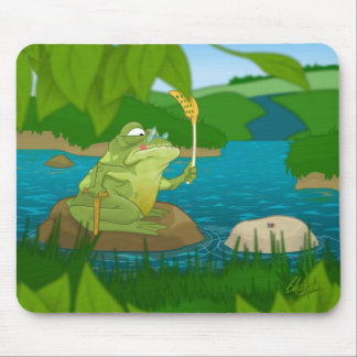 Old frog mouse mat