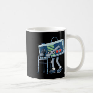 Old Gamer Retro Video Game Old Gamer 80s Funny For Coffee Mug