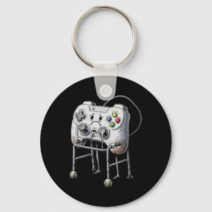 Old Gamer Retro Video Game Old Gamer Key Ring