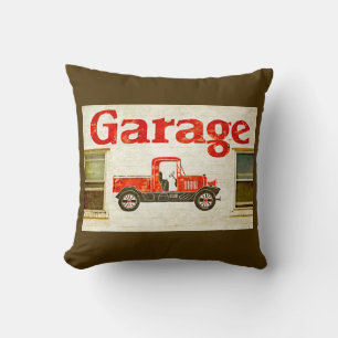 Old Garage on Brown Cushion