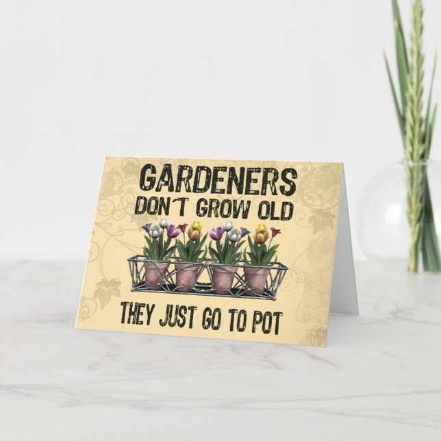 Old Gardeners Card (Front)