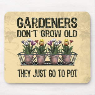 Old Gardeners Mouse Mat