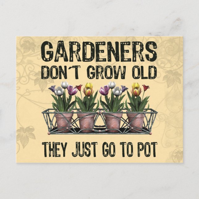 Old Gardeners Postcard (Front)