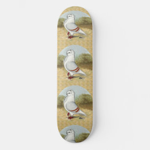 Old German Owl Pigeon In the Round Skateboard