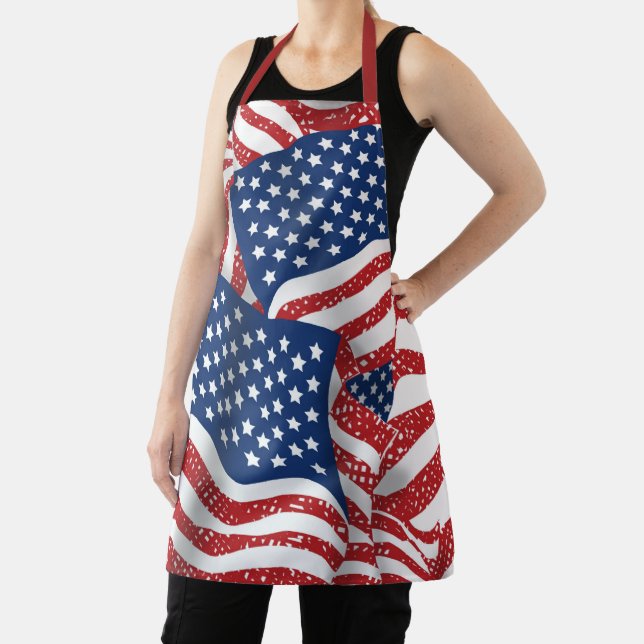 Old Glory All American - USA Flag  Apron (Insitu)
