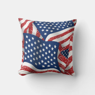 Old Glory All American - USA Flag  Cushion