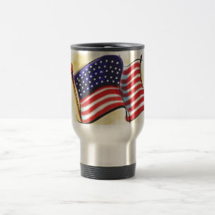 Old Glory Aluminium Travel Mug