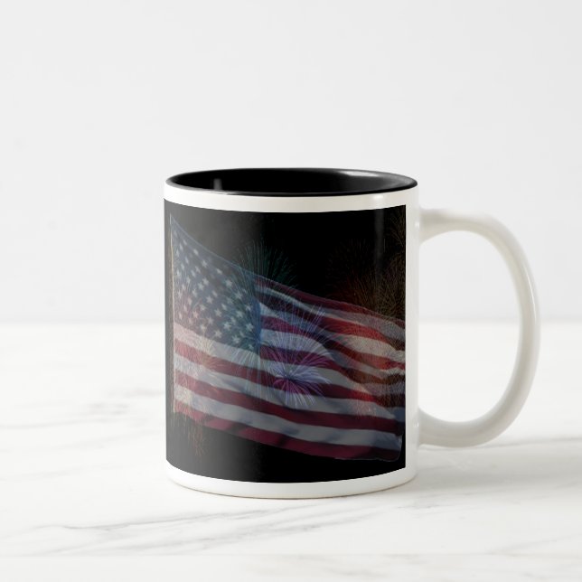 Old Glory at Night Mug (Right)