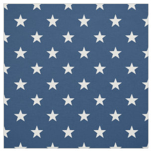 Old Glory Blue White Stars (small scale) Fabric