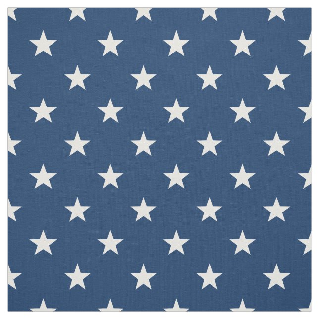 Old Glory Blue White Stars (small scale) Fabric (Swatch)