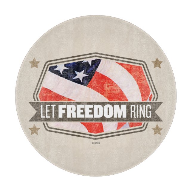 Old Glory Cutting Board (Front)