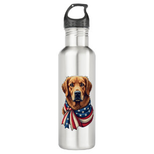 Old Glory Golden Retriever Vintage Shirt 2 710 Ml Water Bottle