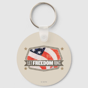 Old Glory Key Ring