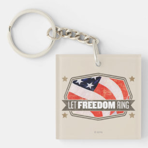 Old Glory Key Ring