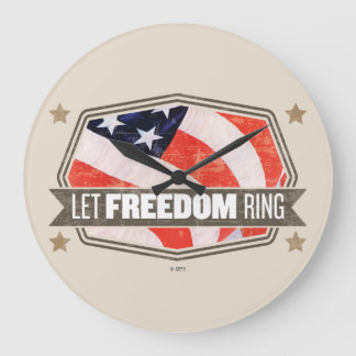 Old Glory Large Clock