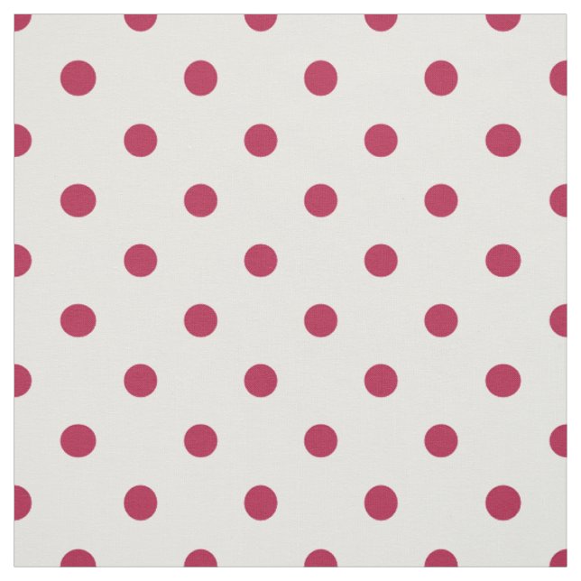 Old Glory Red Polka Dots Fabric (Swatch)