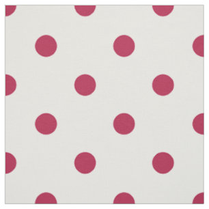 Old Glory Red Polka Dots (large scale) Fabric