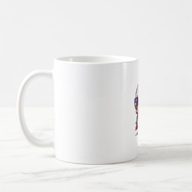 Old Glory Shines: Patriotic 4th of July Mugs & Cup (Left)