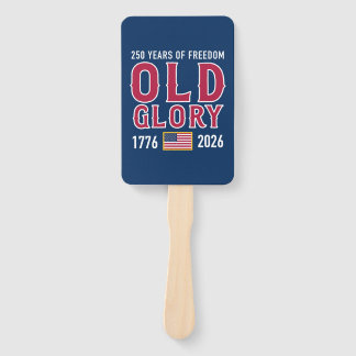 Old Glory USA 250th Anniversary Hand Fan