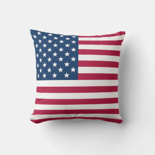 Old Glory USA Flag Inspired Cushion