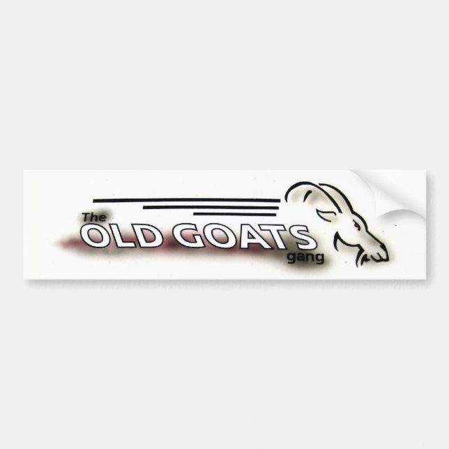Old Goats Gang Bumper Sticker (Front)