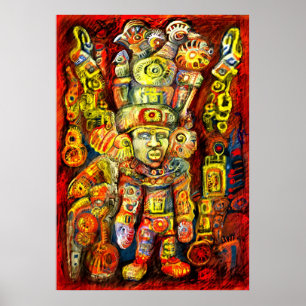 **Old Gods IV**  THE ALBRUNO'S UNIQUE DIGITAL ART Poster