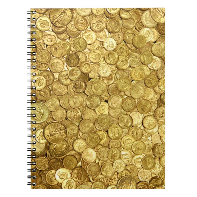 Old Gold Coin Collection Notebook (Front)
